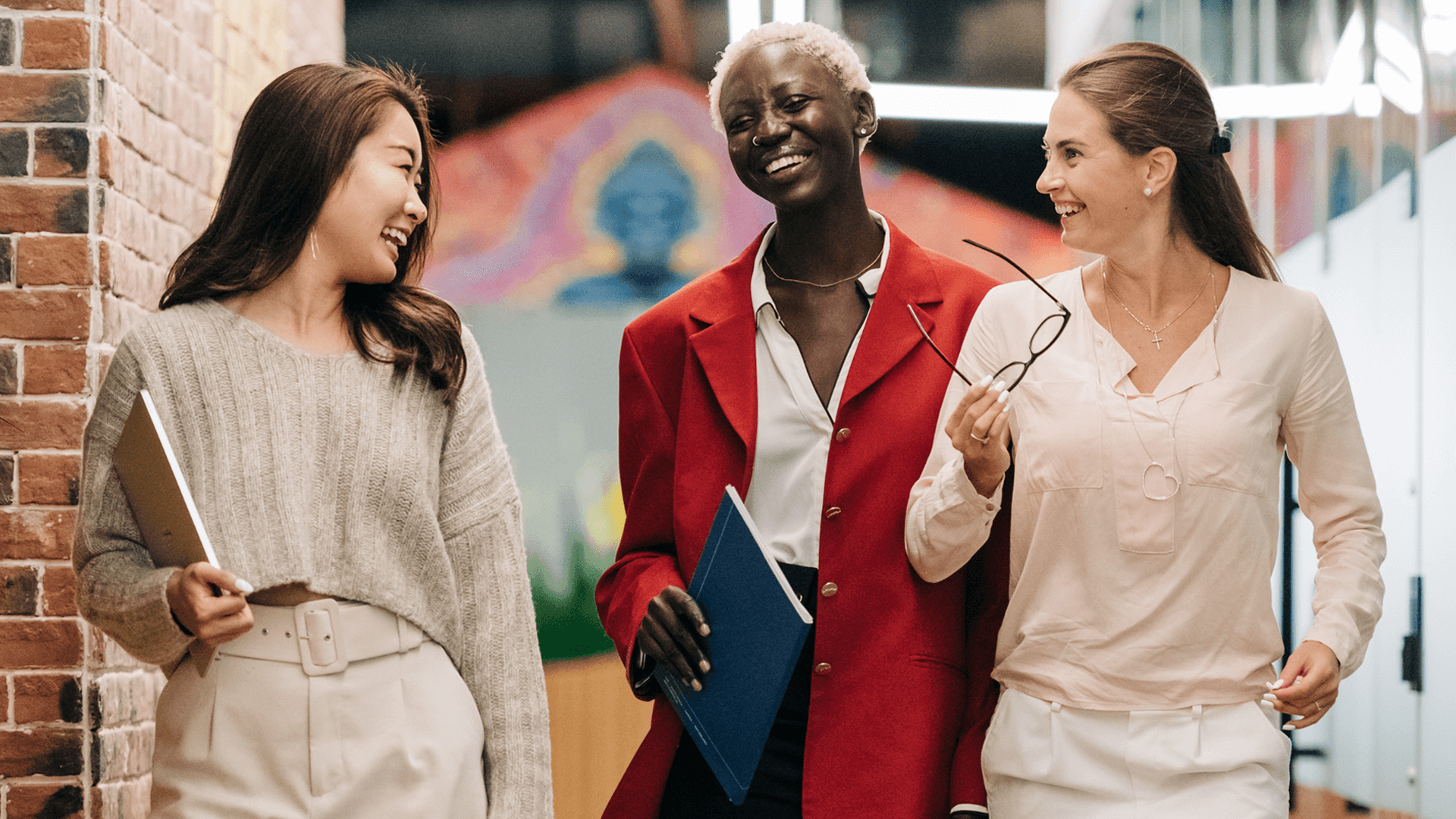 three business women